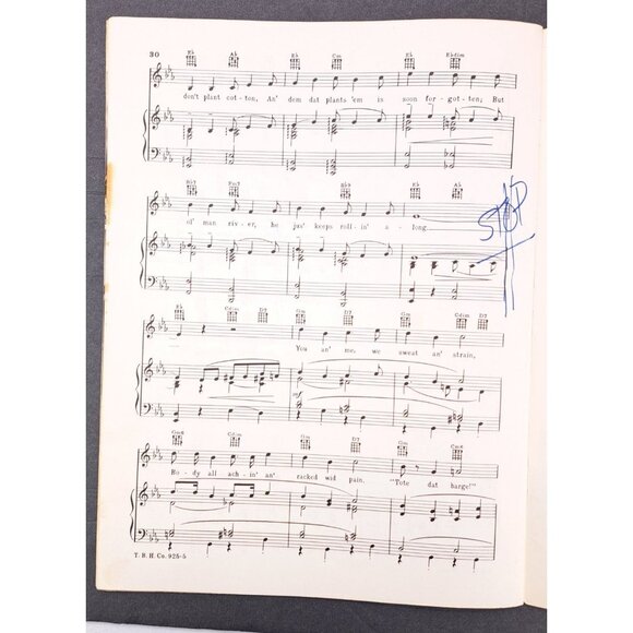 Vintage Vocal Selection Show Boat Sheet Music Book Songbook Musical Ava Gardner - Picture 9 of 13